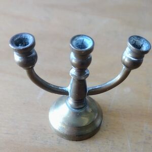 Elegant Brass Candelabra (Doll House Miniature)